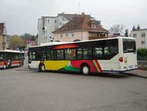 Ein SWEG Citaro in Sinsheim beim Pause machen am 18.03.11