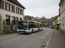 Ein SWEG Citaro G in Waldangelloch beim Pause machen erst um 15:15 dann als Linie 703 am 18.03.11 nach Wiesloch gefahren
