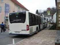 Ein SWEG Citaro G in Waldangelloch am 18.03.11 