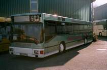 MAN NL202, aufgenommen im Mrz 2003 im GWZ der Neoplan NL in Oberhausen.