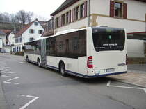 Ein SWEG Citaro G in Waldangelloch am 18.03.11