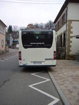 Ein SWEG Citaro G in Waldangelloch am 18.03.11 