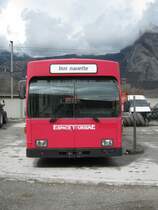 Volvo B10M, ex. Bernmobil, abgestellt in Riddes, 19.03.2011.