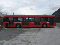 Volvo B10M, ex. Bernmobil, abgestellt in Riddes, 19.03.2011.