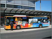 Dieser Bus mit seiner �ppigen Werbung ist mir am 01.08.2007 auf dem Busbahnhof von Koblenz aufgefallen. 