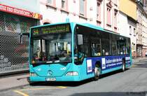 VGF 441 (F ZZ 441) macht Werbung f�r VWA.
Aufgenommen in Frankfurt R�delheim, 22.8.2010.