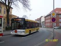 R�G-NV 35 ein SOLARIS Urbino 12 der RPNV in Stralsund,Barther-Stra�e.N�chste Haltestelle:Hauptbahnhof..                        