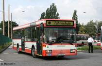 KVB 463 (K VB 463).
Hier konnte sich jeder Besucher mal selbst als Busfahrer versuchen.
Egal ob gro� oder klein.
Jeder durfte mal selbst hinters Steuer um eine Runde mit dem Fahrlehrer auf dem Betriebshof zu drehen.
Aufgenommen bei der Veranstaltung 50 Jahre Stadtwerke K�ln
auf dem Betriebshof K�ln Niehl, 29.8.2010.