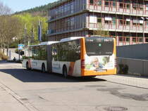 Ein RNV Citaro G in Neckargemünd am 02.04.11