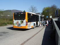 Ein Mercedes Benz Citaro G in Neckargemünd am SRH BBW am 02.04.11