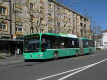 Mercedes Citaro mit der Betriebsnummer 719 an der Haltestelle Im Wasenboden auf der Linie 36. Die Aufnahme stammt vom 02.04.2011.