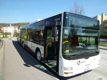 MAN Lions City der RVBW. Wagen Nr.156 an der Haltestelle Mhleweg in Untersiggenthal.2.4.2011