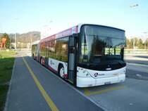 Scania Nr: 142 der RVBW an der Haltestelle  Ikea  in Spreitenbach. 2.4.2011