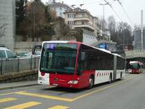 TPF Fribourg - Nr. 592/FR 300'437 - Mercedes Citaro am 7. Mrz 2011 in Fribourg, Avenue Beauregard