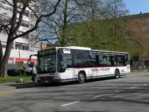 Mercedes Citaro der SWEG FR H 1814 auf der Linie 16 mit dem Endziel Brombach Bahnhof in Kleinhningen. Die Aufnahme stammt vom 03.04.2011.