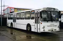 Mercedes O307, aufgenommen im Januar 2000 im GWZ der Evobus NL in Dortmund.