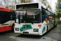 Mercedes O405 G, aufgenommen im MAi 2001 im GWZ der Evobus NL in Dortmund.