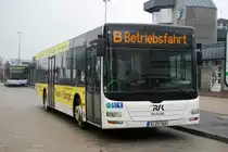 MAN Lions City des RVK Kln, aufgenommen whrend der Sonderfahrt durchs Oberbergische Land am 27.02.2011 am Fr. Ebertplatz in Remscheid.