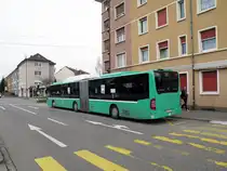 Mercedes Citaro mit der Betriebsnummer 718 an der Haltestelle Morgartenring auf der Linie 36. Die Aufnahme stammt vom 27.03.2011.