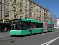 MAN Bus mit der Betriebsnummer 782 auf der Linie 36 an der Haltestelle Im Wasenboden. Die Aufnahme stammt vom 02.04.2011.
