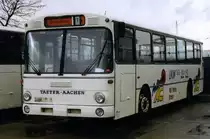 Mercedes O307 aufgenommen im Januar 2000 im GWZ der Evobus NL in Dortmund.