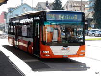 AOT - MAN Lion`s City Nr.5  TG 62895 in Romanshorn beim Bahnhof am 02.04.2011