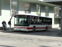 Behringer - Setra WT.AB 614 bei den Bushaltestellen beim Bahnhof Schaffhausen am 01.04.2011
