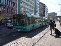 Ein Volvo 7700 von Arriva Sippel in Frankfurt am Main Hbf am 08.04.11
