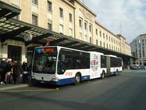 TPG Gen�ve - Nr. 140/GE 960'524 - Mercedes Citaro am 10. M�rz 2011 beim Bahnhof Gen�ve
