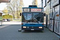 Ein O405N am 9. April 2011 auf dem Gel�nde des Verkershauses in Luzern.