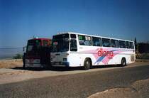 Mercedes O303 aus t�rkischer Produktion, aufgenommen im Juni 1996 in der Umgebung von Side.