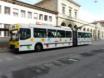 VB Schaffhausen - NAW-Hess Trolleybus Nr.117 bei den Haltestellen vor dem Bahnhof Schaffhausen am 01.04.2011

