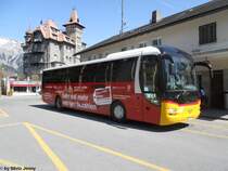 Postauto/Regie Chur Nr. 85 ''Outlet Village'' (MAN Lion's Regio R12) am 3.4.2011 in Flims Waldhaus, Post