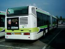 Nancy (F), Liniennetz Sub, Wagen 366, Irisbus Agora L Euro3; Betriebshof in Nancy-Vandoeuvre.