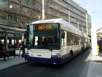 TPG Gen�ve - Nr. 790 - Hess/Hess Doppelgelenktrolleybus am 10. M�rz 2011 in Gen�ve, Coutance
