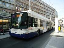 TPG Gen�ve - Nr. 741 - Hess/Hess Gelenktrolleybus am 10. M�rz 2011 in Gen�ve, Coutance
