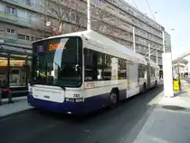 TPG Gen�ve - Nr. 741 - Hess/Hess Gelenktrolleybus am 10. M�rz 2011 in Gen�ve, Coutance