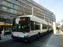 TPG Gen�ve - Nr. 788 - Hess/Hess Doppelgelenktrolleybus am 10. M�rz 2011 in Gen�ve, Coutance