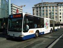 TPG Gen�ve - Nr. 140/GE 960'524 - Mercedes Citaro am 10. M�rz 2011 beim Bahnhof Gen�ve