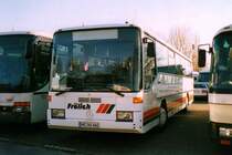 Mercedes O408, aufgenommen im M�rz 2002 auf dem Parkplatz der Westfalenhallen in Dortmund.
