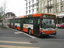 MB 405GN Nr. 56 beim Hauptbahnhof Solothurn, 14.04.2011.