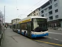 VBL Luzern - Nr. 212 - Hess/Hess Gelenktrolleybus am 11. M�rz 2011 in Emmenbr�cke, Sprengi