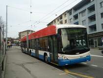 VBL Luzern - Nr. 215 - Hess/Hess Gelenktrolleybus am 11. M�rz 2011 in Emmenbr�cke, Sprengi