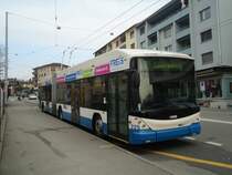 VBL Luzern - Nr. 225 - Hess/Hess Gelenktrolleybus am 11. M�rz 2011 in Emmenbr�cke, Sprengi