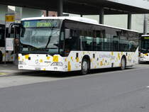 Schaffhausen Bus - Mercedes Citaro Nr.26  SH 54326 bei den Bushaltestellen beim Bahnhof Schaffhausen am 01.04.2011