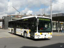 Schaffhausen Bus - Mercedes Citaro Nr.28  SH 54328 bei den Bushaltestellen beim Bahnhof Schaffhausen am 01.04.2011