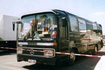 Mercedes O303, aufgenommen im August 2002 im Fahrerlager des N�rburgrings.