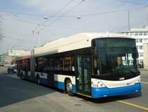 VBL Luzern - Nr. 214 - Hess/Hess Gelenktrolleybus am 11. M�rz 2011 in Luzern, Weinbergli