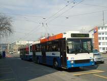 VBL Luzern - Nr. 273 - NAW/R&J-Hess Trolleybus am 11. M�rz 2011 in Luzern, Weinbergli
