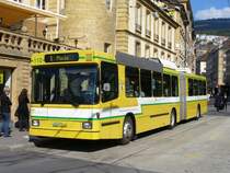 TN - NAW / Hess Trolleybus Nr.110 bei der Haltestelle Place Pury am 19.09.2007
